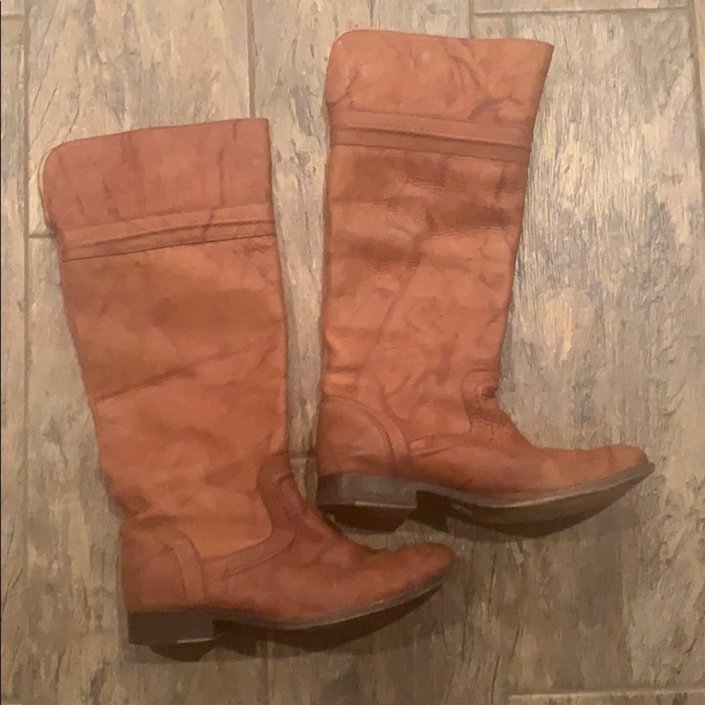 Frye congac riding boots